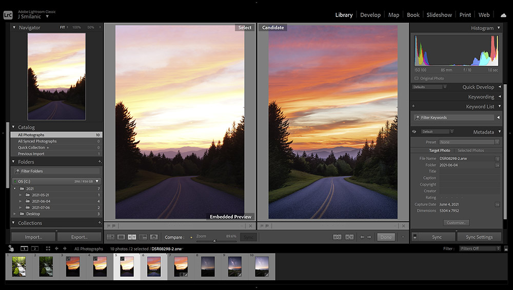 HDR Sunset Editing Lightroom