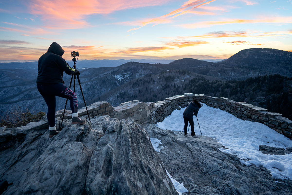 Devils Courthouse Sunset Photo