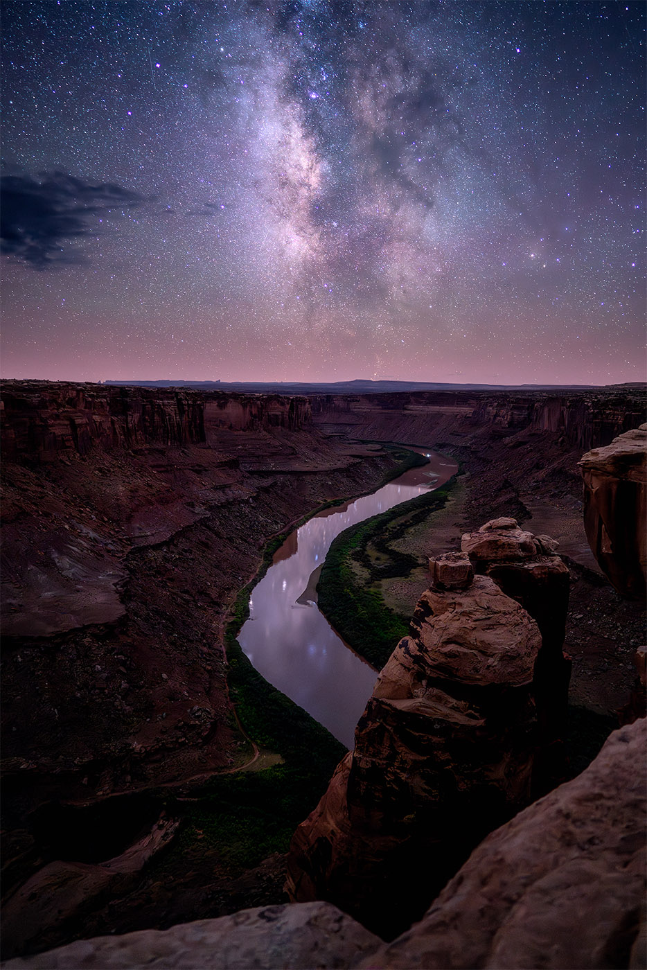 Milky Way over Green River, Moab