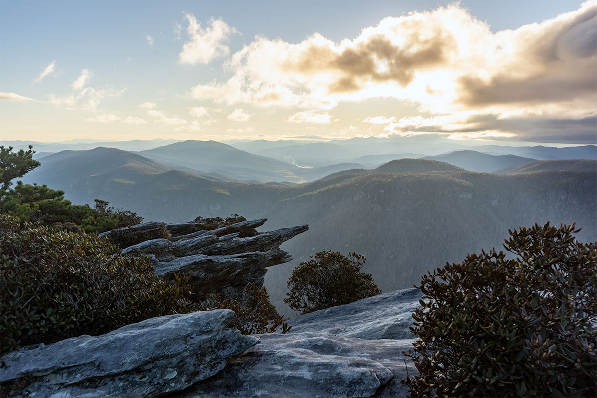 Hawksbill Winter Sunset