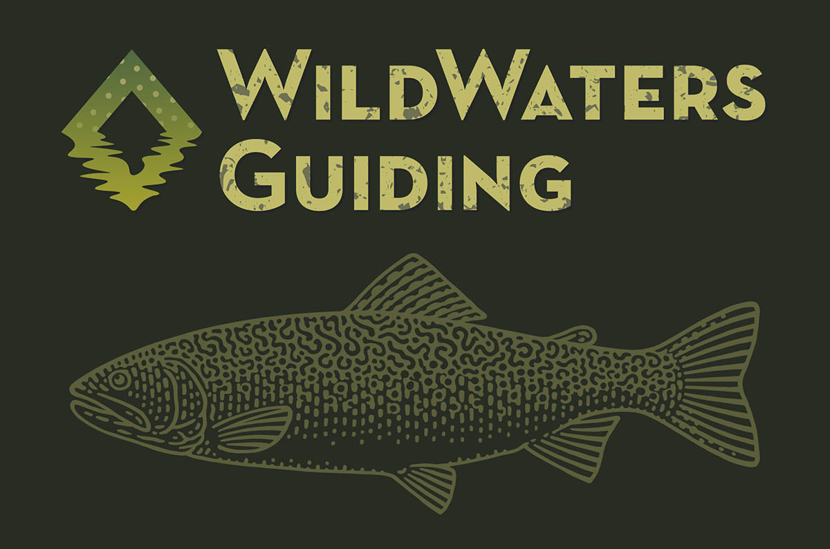 Wild Waters Logo and Fish design